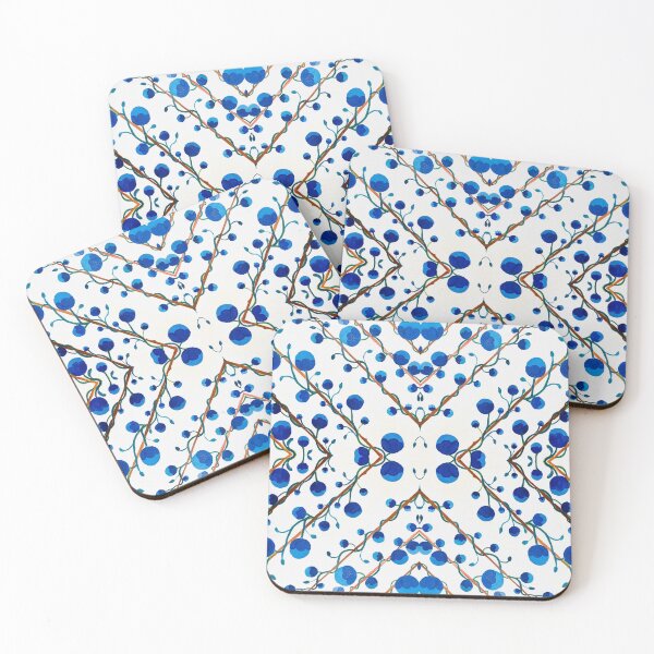 Item preview, Flowery blue & white pattern9 designed and sold by angran.