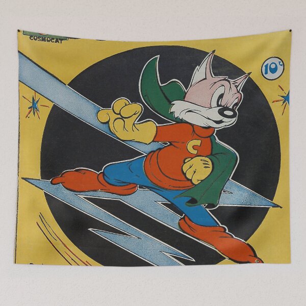 Item preview, Cosmic Cat #1 July August 1946 Comic Book Cover designed and sold by Nostrathomas66.