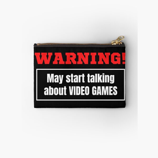 Item preview, Warning May Start Talking About Video Games designed and sold by TeePartyHost.
