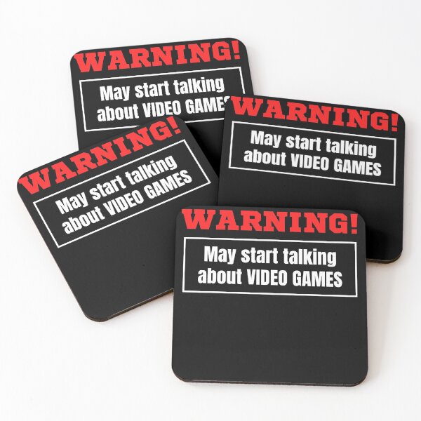 Item preview, Warning May Start Talking About Video Games designed and sold by TeePartyHost.