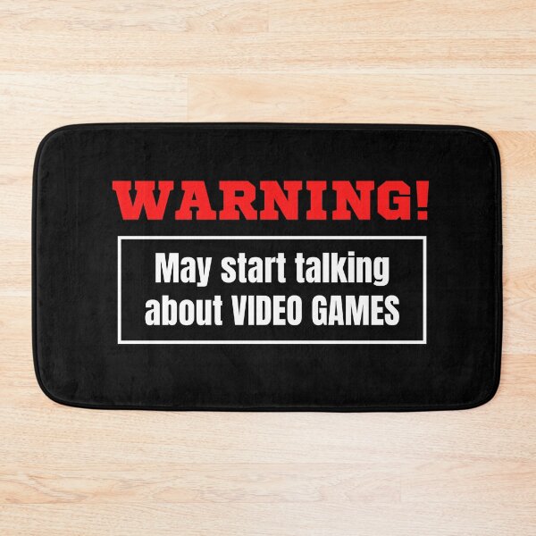 Item preview, Warning May Start Talking About Video Games designed and sold by TeePartyHost.