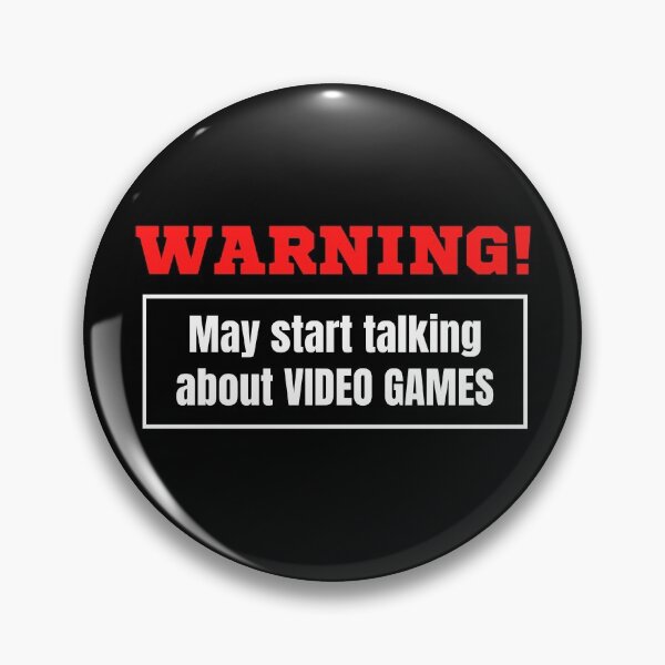 Item preview, Warning May Start Talking About Video Games designed and sold by TeePartyHost.