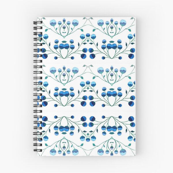 Item preview, Flowery blue & white pattern10 designed and sold by angran.