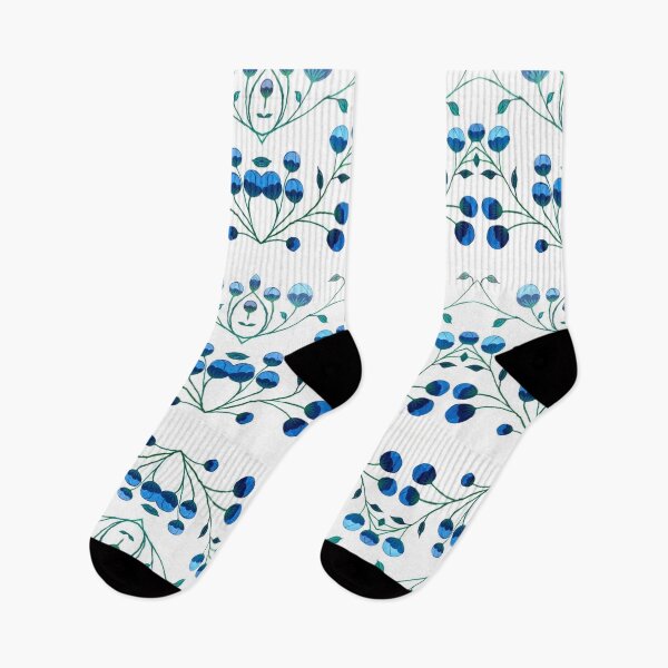 Item preview, Flowery blue & white pattern10 designed and sold by angran.