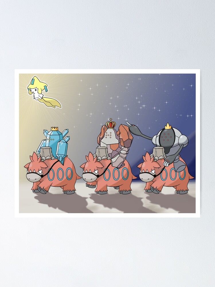 Mega Pokedex Poster Pokemon Digital Art Print 