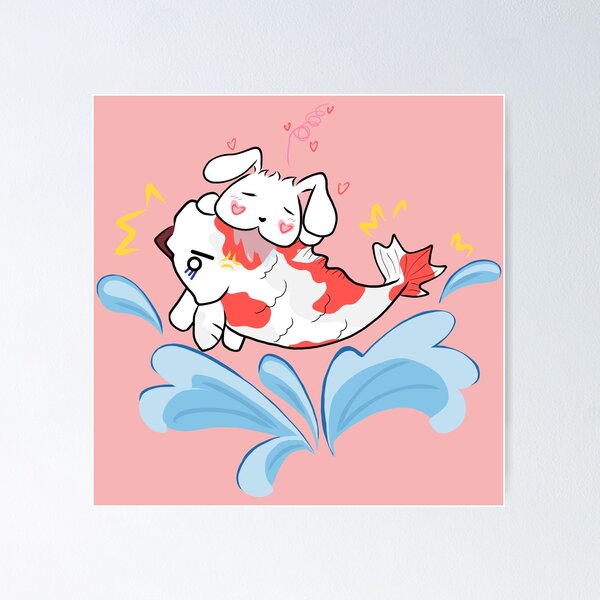 Item preview, ROULO_鯉に恋する_love for koi designed and sold by UgaMaru.
