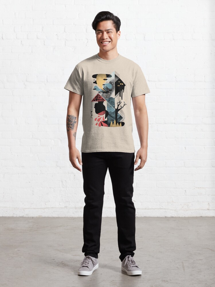Alternate view of Shapes and Nightmares Classic T-Shirt