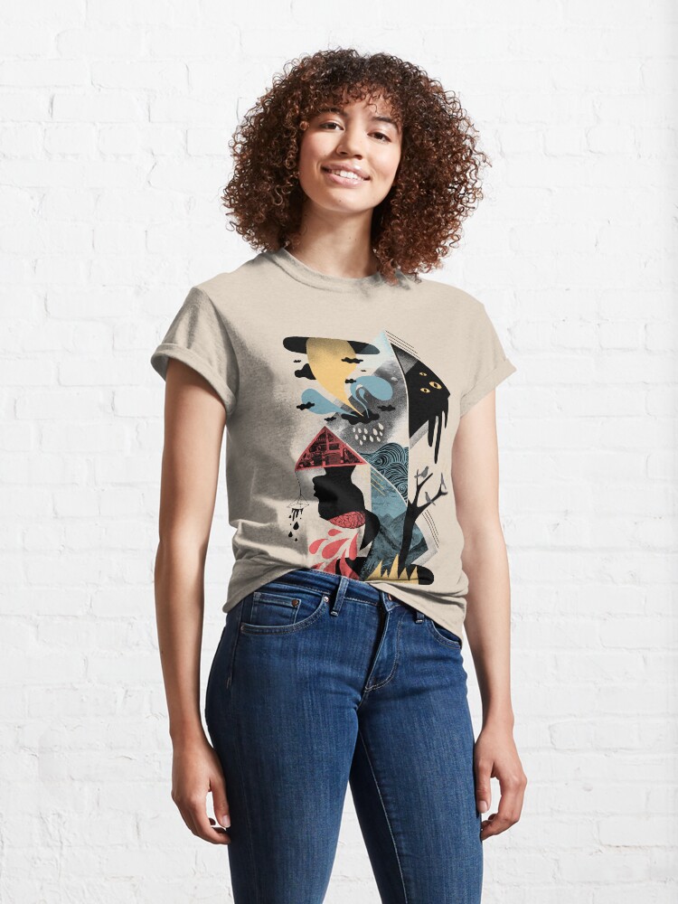 Alternate view of Shapes and Nightmares Classic T-Shirt