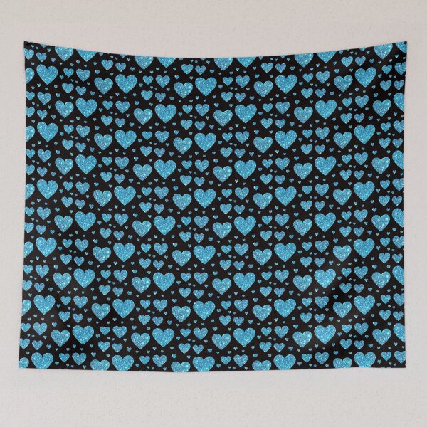 Item preview, Corazones de purpurina azul claro designed and sold by Felicity-K.