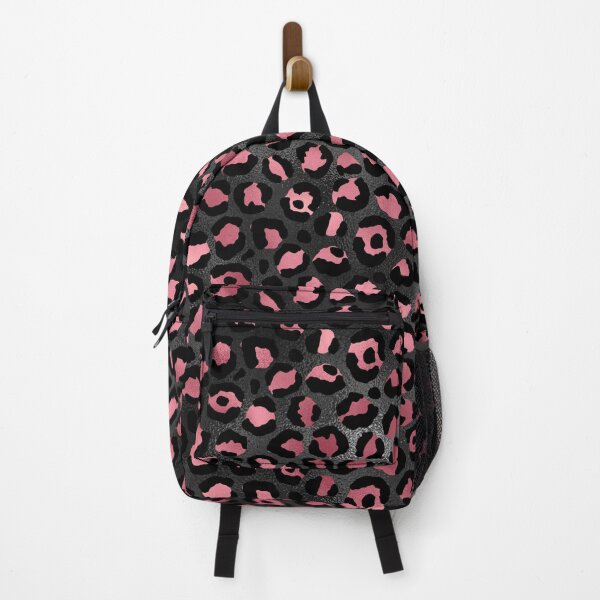 Item preview, Black and Pink Metallic Leopard Print designed and sold by WOW TeesAndThings.