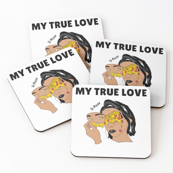 Artikelvorschau, Meine wahre Liebe ist Pizza entworfen und verkauft von KLINESTORE.
