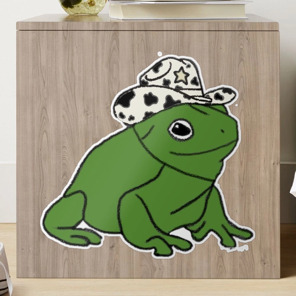 Cowboy Frog Sticker (EB Exclusive)