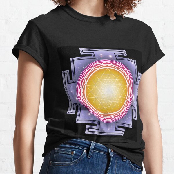 Item preview, Sri Yantra Red blue yellow designed and sold by Milan Sensiart.