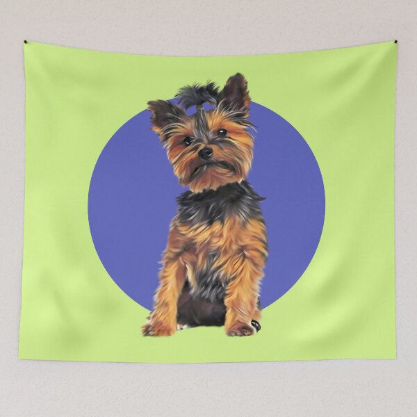 Item preview, Cute Yorkie Dog graphic design art designed and sold by forziati design.