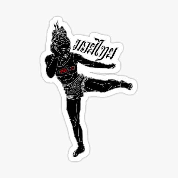 Item preview, Muay Thai Kick fighter designed and sold by MORIANO TATTOOS.