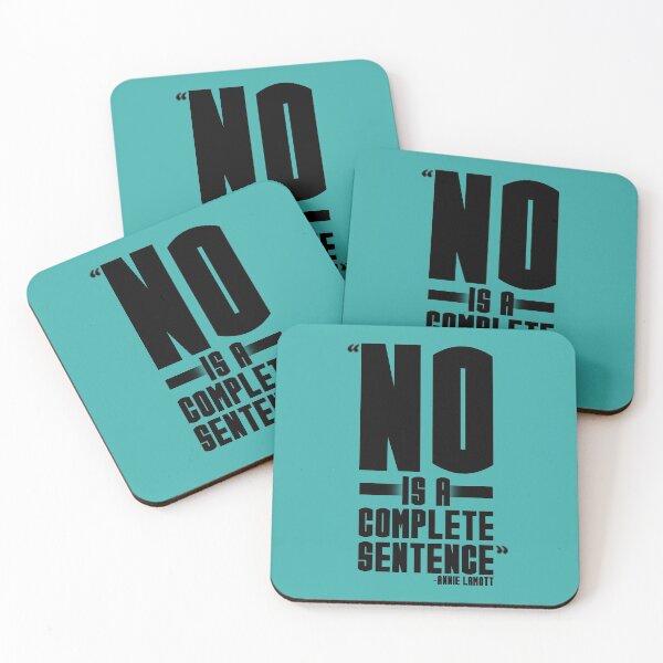 Item preview, "No, is a complete sentence" designed and sold by Sticker Up.