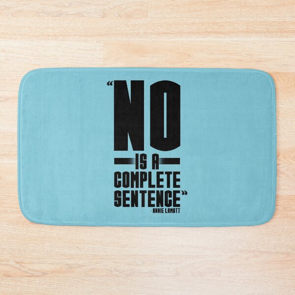 Item preview, "No, is a complete sentence" designed and sold by Sticker Up.