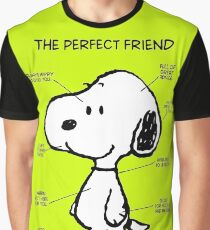 Snoopy : The Perfect Friend Graphic T-Shirt