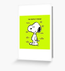 Snoopy : The Perfect Friend Greeting Card