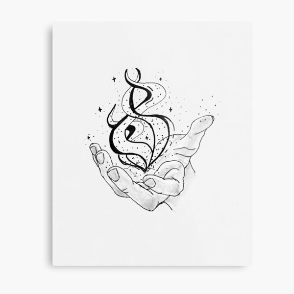 Touch of magic Metal Print