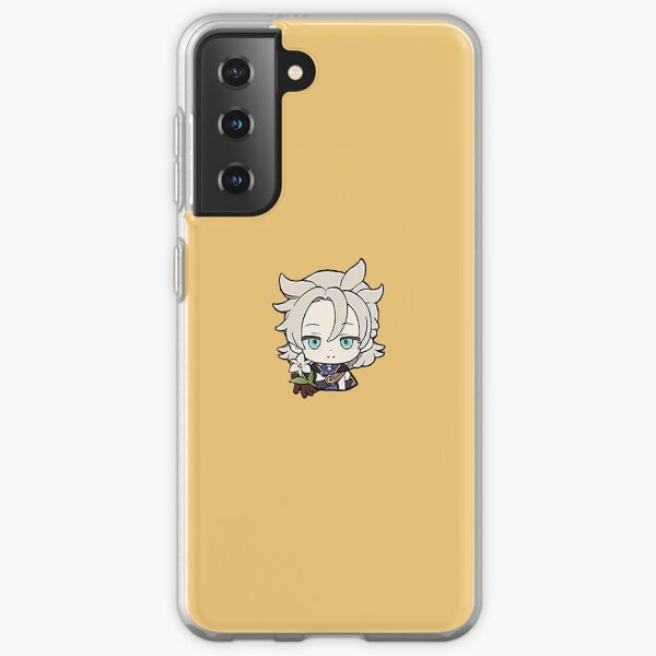 Albedo | Genshin Impact Sticker "Cecilia" Samsung Galaxy Soft Case