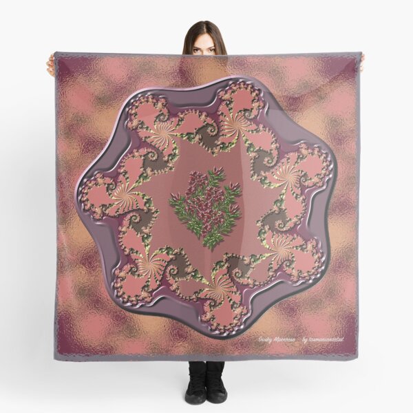 GALLIMAUFRY ~ FLORAL ~ D1G1TAL-M00DZ ~ Dusky Alpenrose by tasmanianartist Scarf