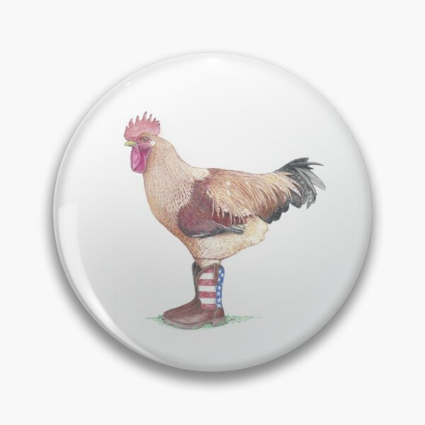 Aperçu de l'œuvre Coq en bottes de drapeau américain créée et vendue par JimsBirds.