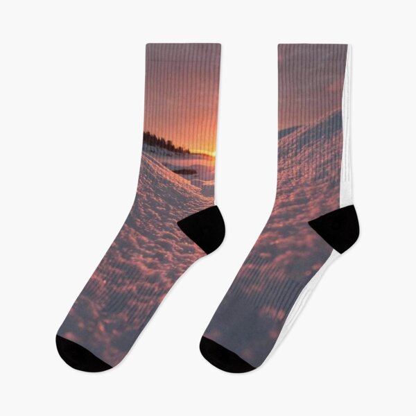 Item preview, Sunset and Snow Mountain T-Shirt, Nature T-Shirt designed and sold by OAPod.