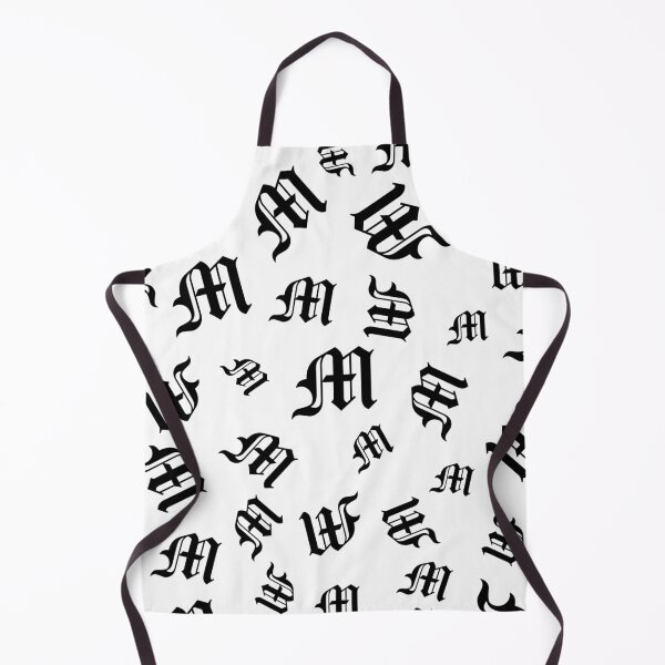 Item preview, M – Old English Initial Black Letter M Pattern designed and sold by Typeglyphs.