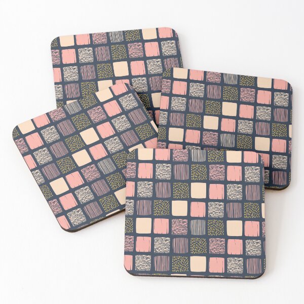 Item preview, Backpack abstract geometric pattern with squares designed and sold by della95.