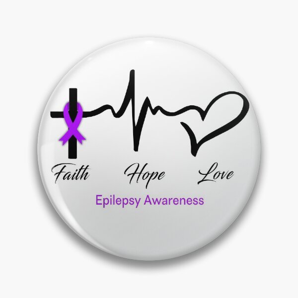 Item preview, Faith Hope Love Epilepsy Awareness designed and sold by frechettee.