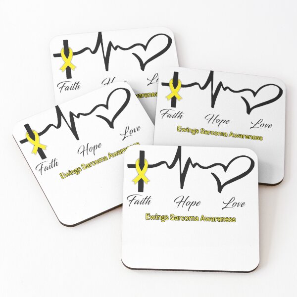 Item preview, Faith Hope Love Ewings Sarcoma Awareness designed and sold by frechettee.
