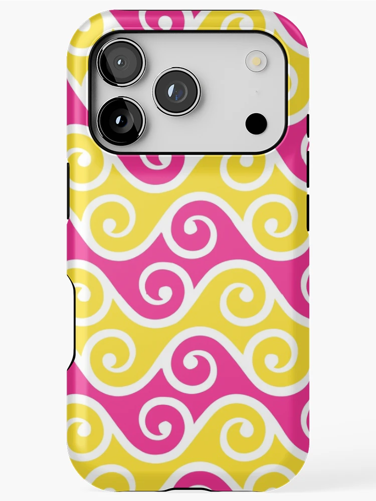 Thumbnail 1 of 4, iPhone Case, Wave Pattern designed and sold by InducTees.