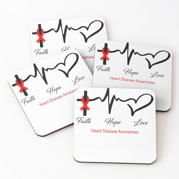Item preview, Faith Hope Love Heart Disease Awareness designed and sold by frechettee.