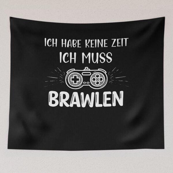 Item preview, Ich Habe Keine Zeit Ich Muss Brawlen designed and sold by Run to Creations.