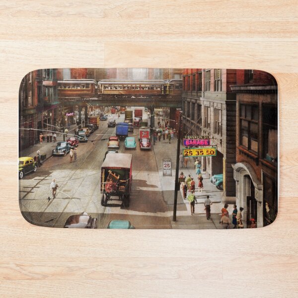 Item preview, City - Chicago IL - Modes of transportation 1941 designed and sold by Mike Savad Photography.