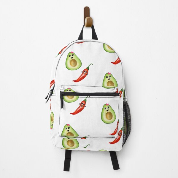 Item preview, Watercolor Señor Chili and Mrs. Avocado designed and sold by mlb7311.