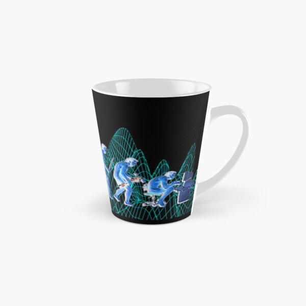 Human Computer Evolution Tech Grid Tall Mug