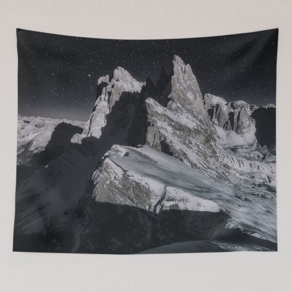 Item preview, Winter Night Mountain Top Photography designed and sold by Podmtp.