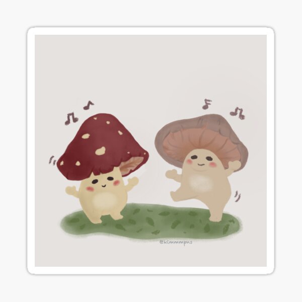 Cute Mushroom Sticker