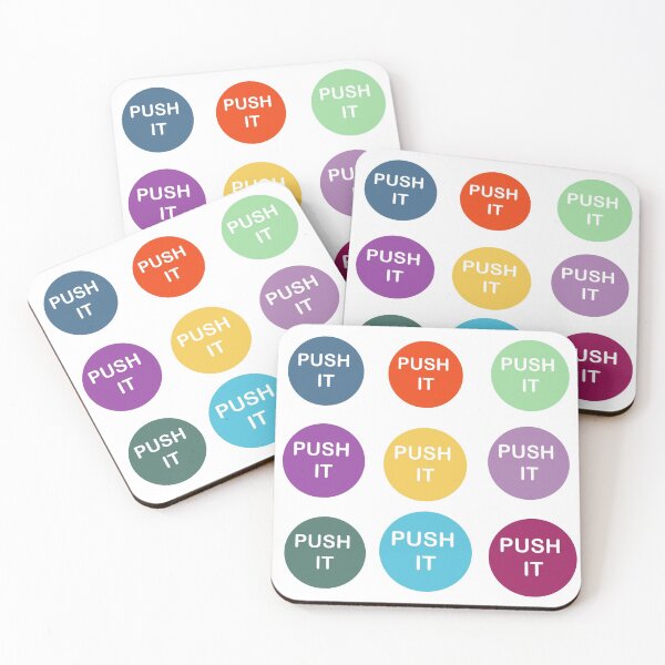 Item preview, Push It Buttons A designed and sold by ErinLP.