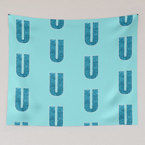 Item preview, Letter U - Water Art Effect Monogram designed and sold by dylanxh.