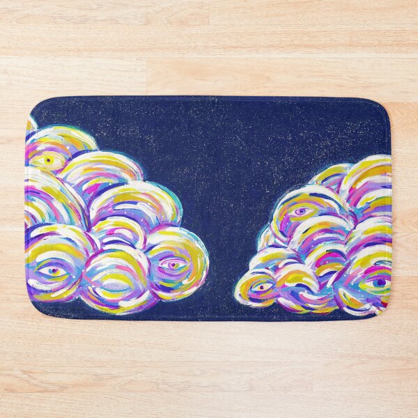 Item preview, Clouds with Eyes Acrylic Abstract Trippy Painting designed and sold by Grace Behler.