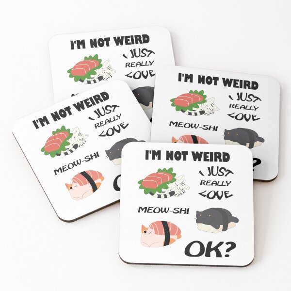 Item preview, Meowshi for those who love sushi and cats! designed and sold by StormyMuse.