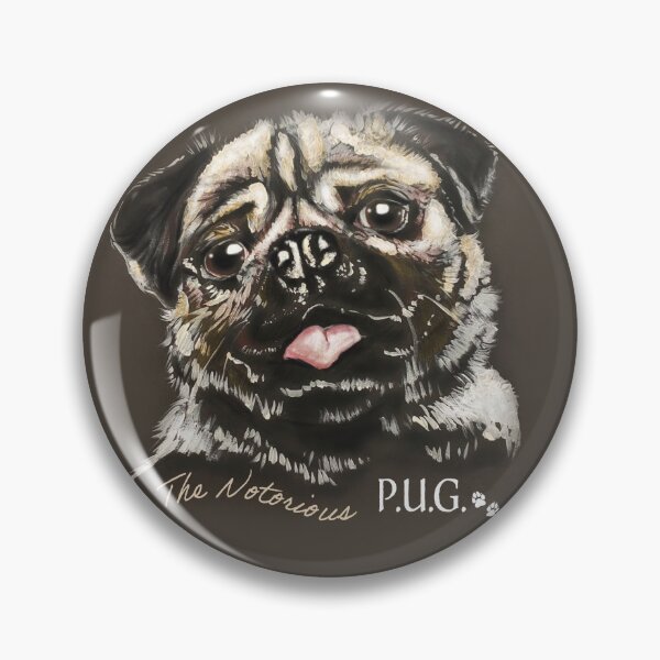 Item preview, The Notorious P.U.G. designed and sold by Nora Lee Illustrations.