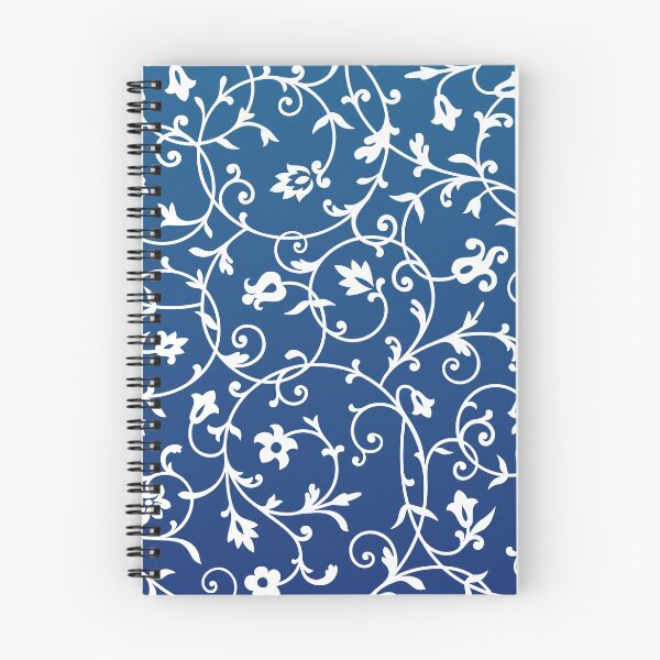 Item preview, Navy Blue Floral Pattern designed and sold by InducTees.