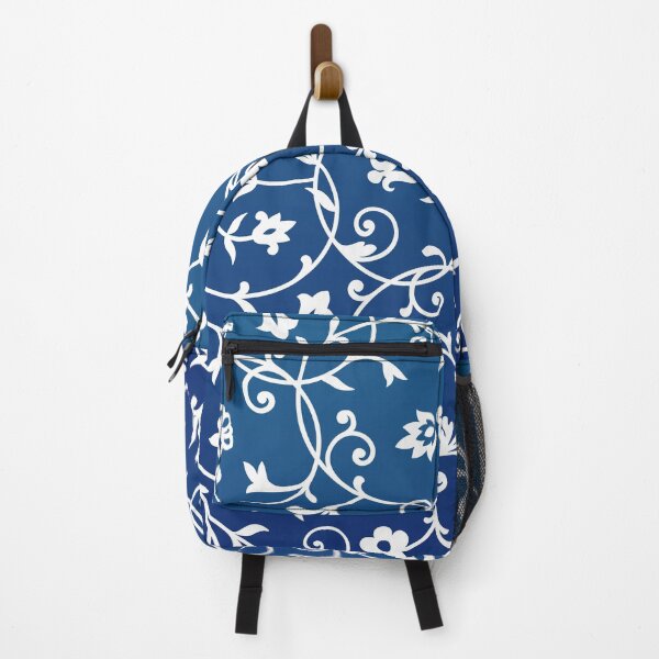 Item preview, Navy Blue Floral Pattern designed and sold by InducTees.
