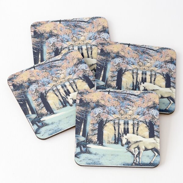Item preview, Wild Horse & Pony in Snow Forest designed and sold by Paul Marsden.