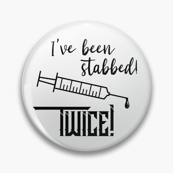 Item preview, Covid 19 Vaccination - I've Been Vaccinated Pin - Covid Vaccine Pin - I Got the Shot designed and sold by MoniqueNelson.