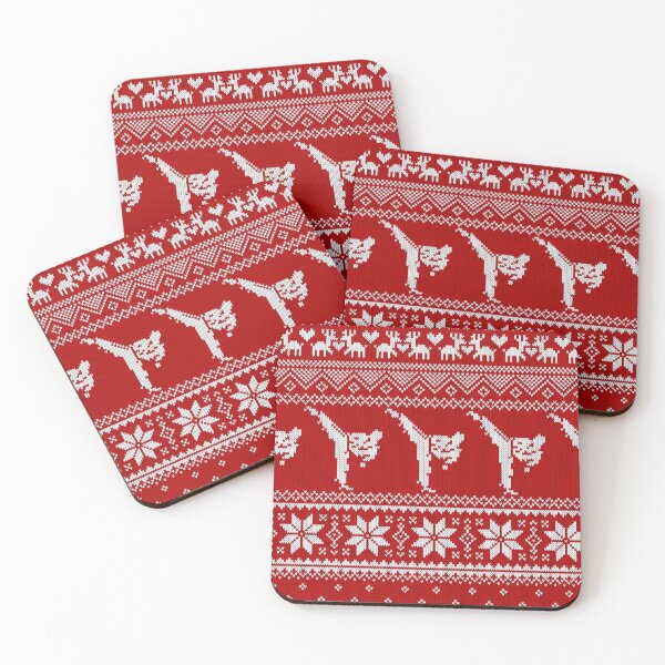 Item preview, Karate Ugly Christmas Sweater designed and sold by implexity.